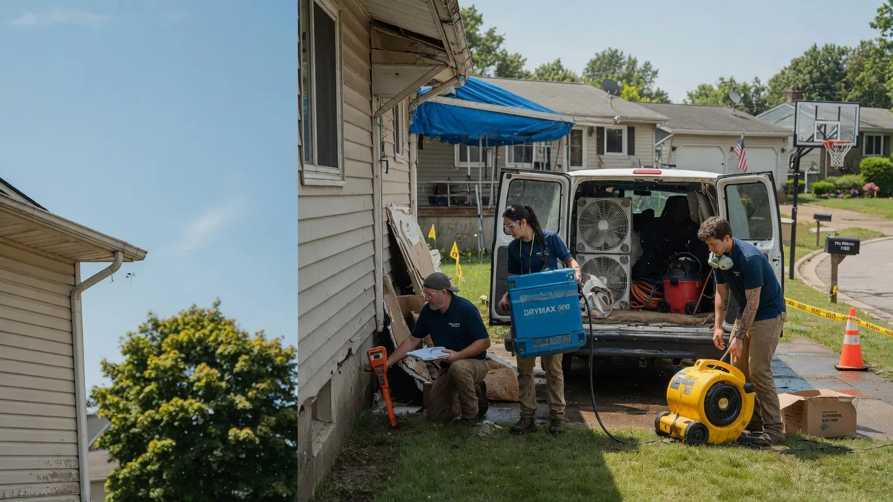 Ceiling Leak Cleanup in Burlington, IA near me